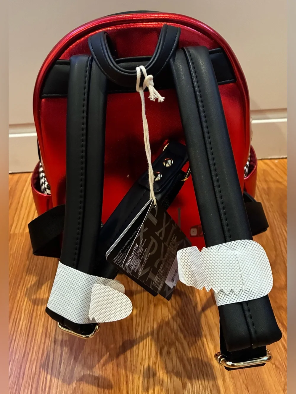 New Loungefly Disney Pixar Cars Metallic Lightning McQueen Cosplay Mini Backpack